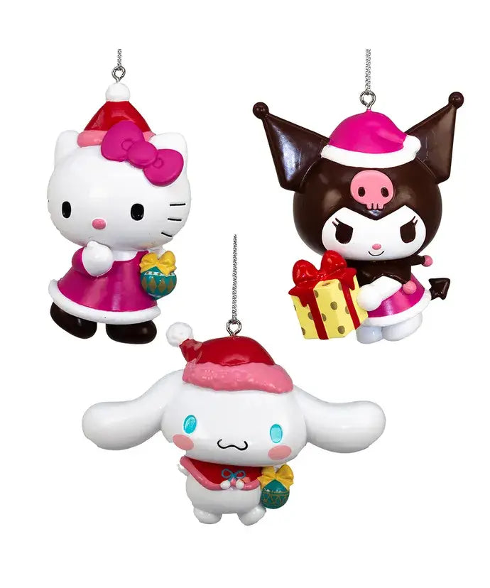 3.5" Hello Kitty & Friends Ornament 3 Assorted