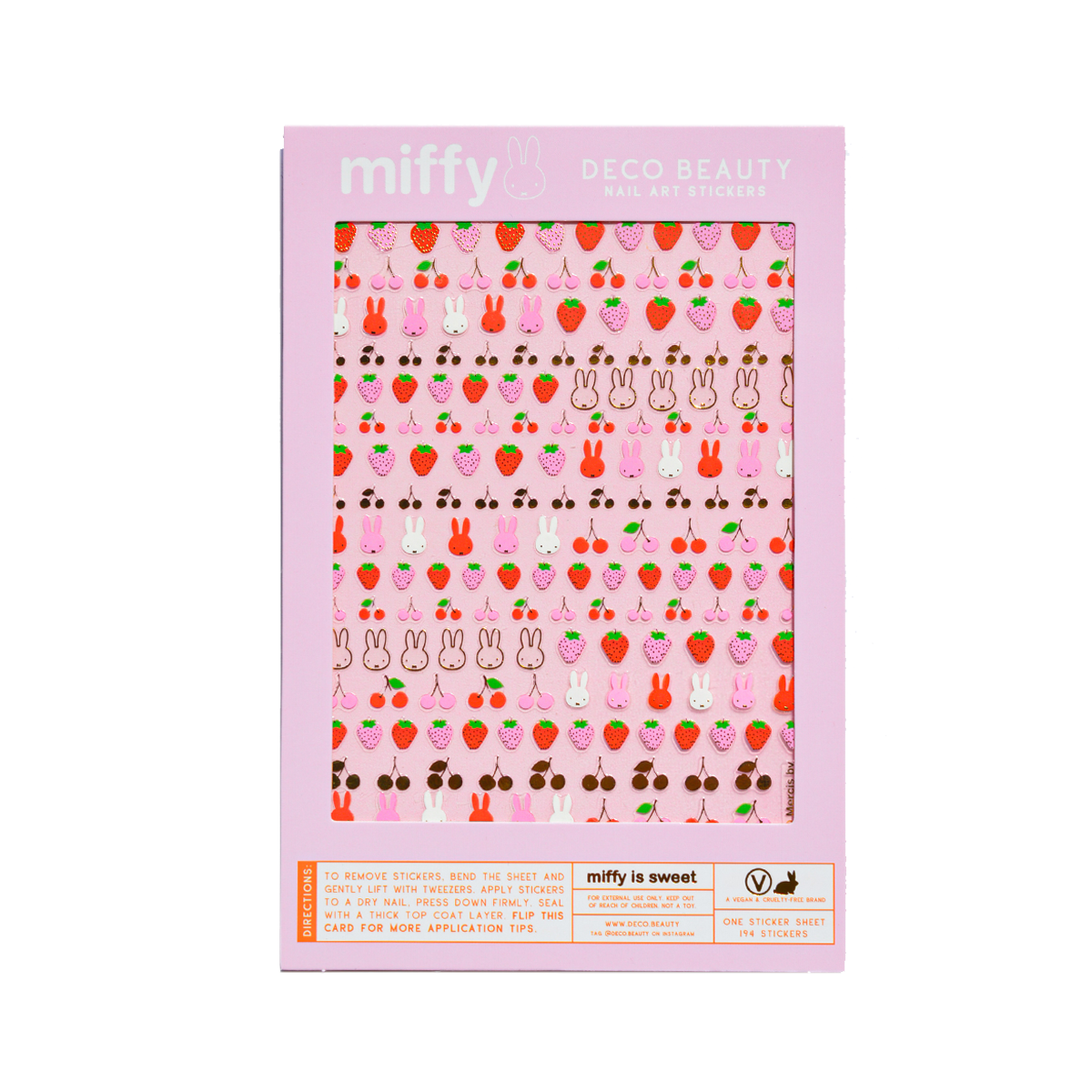 Nail Art Stickers - MIFFY IS SWEET